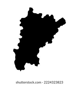 Uri Karte, Kantone Schweiz. Vektorgrafik.