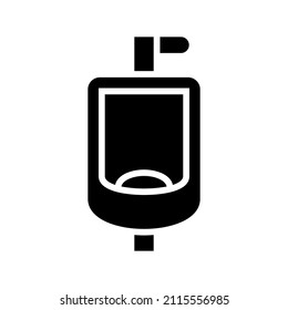Urinal icon isolated on white background