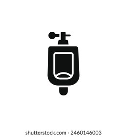 Urinal icon isolated on white background