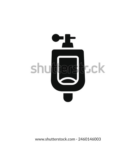 Urinal icon isolated on white background