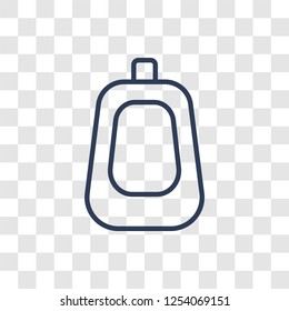 Urinal icon. Trendy linear Urinal logo concept on transparent background from Hygiene collection