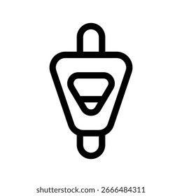 Urinal Icon Vector Symbol Design Illustration