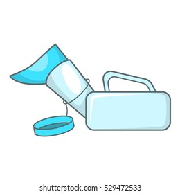 Urinal pot for the disabled icon. Cartoon illustration of urinal pot for disabled vector icon for web design