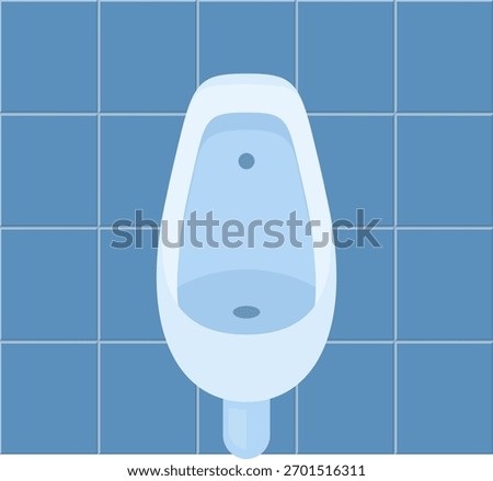 Urinal or sanitary ware design. That provided in public toilets for male. Users usually used in a standing position.
