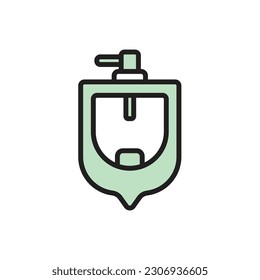 Urinal Simple Icon Vector Illustration