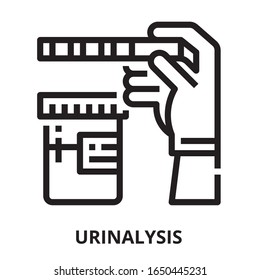 Urinalysis Symbol für Website, Anwendung, Druck, Dokument, Plakatdesign, etc.