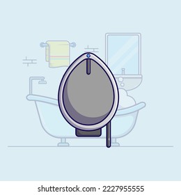 icono de vector de ilustración de diseño de orina aislado