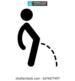urinating icon or logo isolated sign symbol vector illustration - high quality black style vector icons
