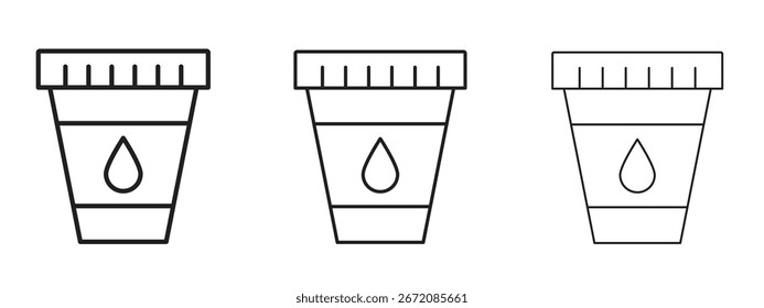 Urinsymbol. Einfache Elementgrafik. Kann für Web und Mobile verwendet werden.