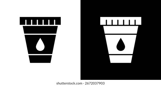 Ícone de urina, ícone de vetor plano. Ilustração plana.