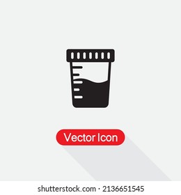 Urin Jar Icon Vektorgrafik Eps10
