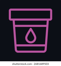 Urine Sample trendy likely design useful creative vector Illustration art colorful background.eps