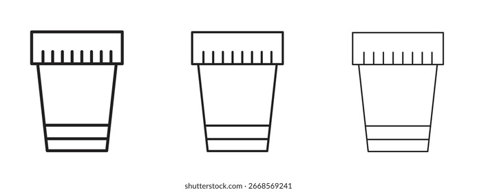 Urintestsymbol für Grafikdesign-Projekte