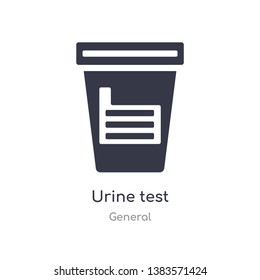 urine test icon. isolated urine test icon vector illustration from general collection. editable sing symbol can be use for web site and mobile app
