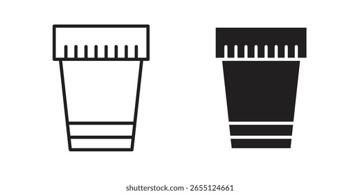 Diseño del Vector del icono de la prueba de la orina