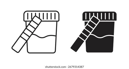 Urine test icon vector design, perfect for website ui designs