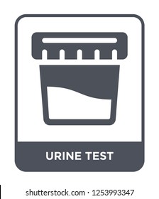 urine test icon vector on white background, urine test trendy filled icons from General collection, urine test simple element illustration