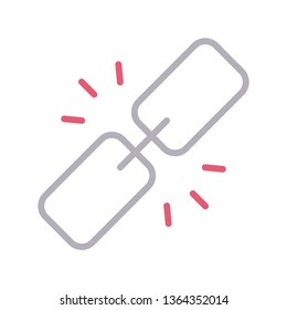URL break color line