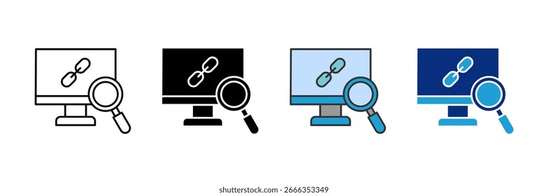 URL-ÜberprüfungssymbolSammlung mehrerer Stile festlegen