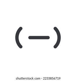 Url link icon vector. Hyperlink chain website icon vector isolated on white background