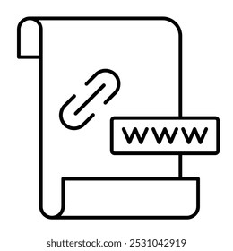 Icono de Enlace de URL, Sitio web, red