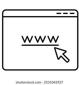 URL Link Icon, Website, network
