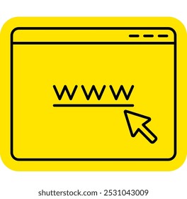 URL Link Icon, Website, network