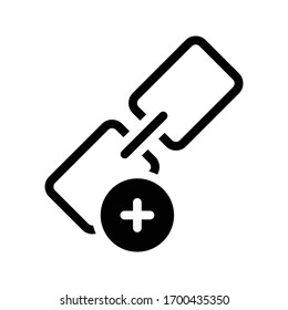 url vector glyph flat icon