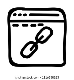 URL vector icon