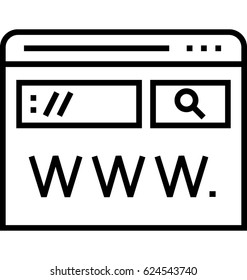 URL Vector Icon