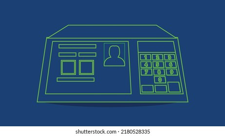 Eletrônica Urna - Elektronische Wahlurnen bei den Wahlen in Brasilien.