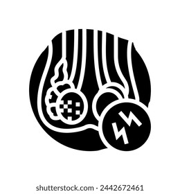 urodynamic testing urology glyph icon vector. urodynamic testing urology sign. isolated symbol illustration