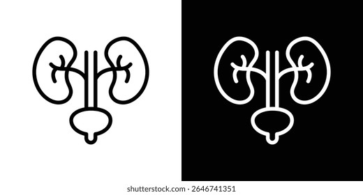 Urology icon vector simple element illustration editable