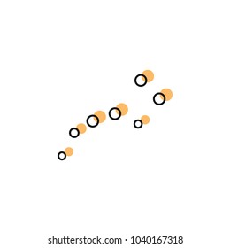 Ursa Major icon. Doodle illustration of Ursa Major or Great Bear vector icon for web and advertising