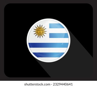Icono de la bandera del Orgullo Glossy en Uruguay
