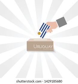 Uruguay Elections Vote Box Vector