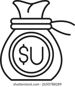Uruguay Filled Style Icon Design