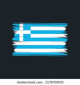 Uruguay Flag Brush. National Flag