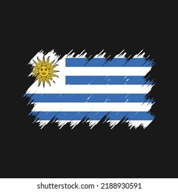 Cepillo de la bandera de Uruguay. Bandera nacional