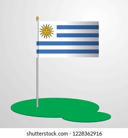 Uruguay Flag Pole