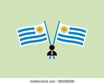 Uruguay Flag Symbol Emblem Business Politician