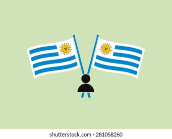 Uruguay Flag Symbol Emblem Citizen