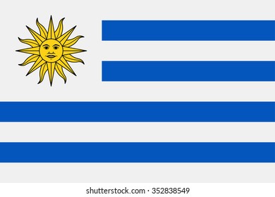 Uruguay Flag - Vector Illustration
Vector Illustration of Uruguay Flag Icon