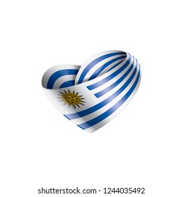 Uruguay flag, vector illustration on a white background.