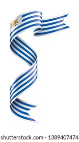 Uruguay flag, vector illustration on a white background.