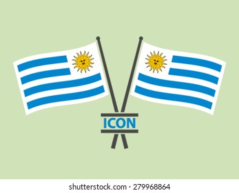 Uruguay Flags Emblem Icon