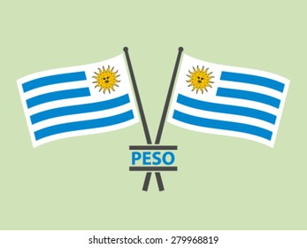 Uruguay Flags Emblem Peso