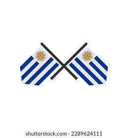 Indicadores Uruguay conjunto de iconos, Día de la Independencia Uruguay conjunto de iconos símbolo vector
