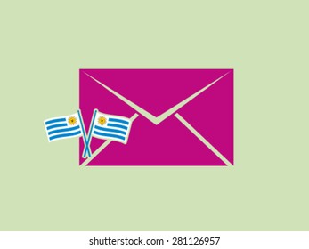 Uruguay Flags Symbol Emblem Secret Mail