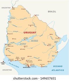 Uruguay Map